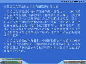 田径运动竞赛组织与编排 科学规划与高效实施详解