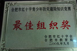 我校荣获合肥市红十字青少年防灾避险知识竞赛最佳组织奖 精心策划推动育人之举